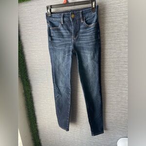 American Eagle Outfitters Dark Blue Skinny Jeans